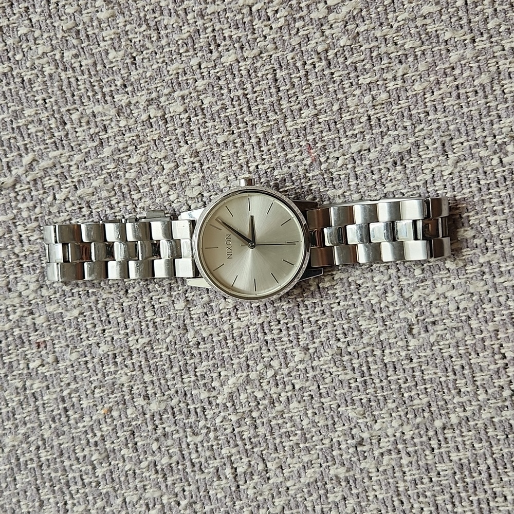 Nixon small Kensington stainless steel watch